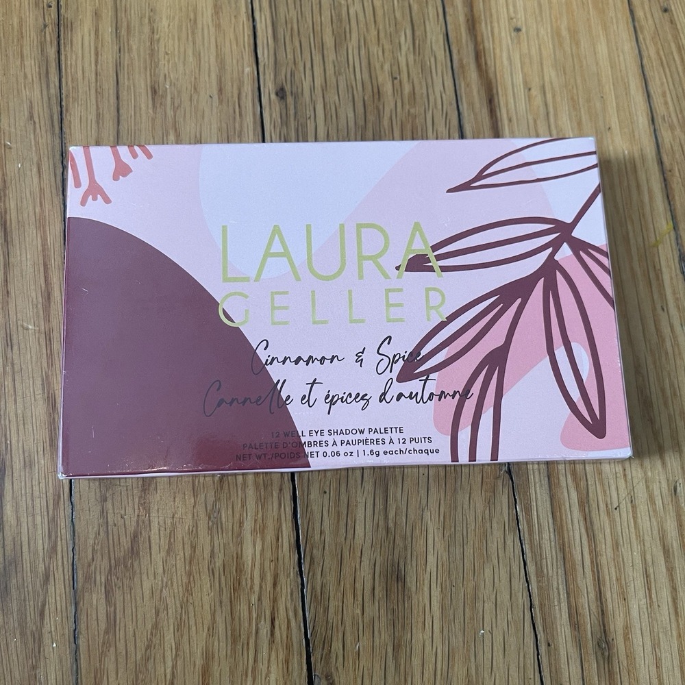 NEW Laura Geller Cinnamon & Spice 12 Eyeshadow Palette Set Natural Makeup Chic